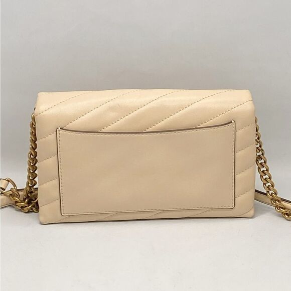 Tory Burch Kira Chevron Leather Wallet-On-Chain Bag - Picture 5 of 16